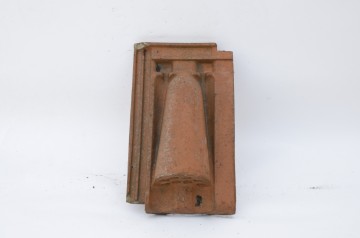 Ventilatiepan vlakke mulden (natuur rood)